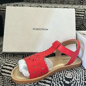 Kids Size 2 Red Sandal- Nordstrom NIB